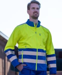 EHBO softshell Jack met striping