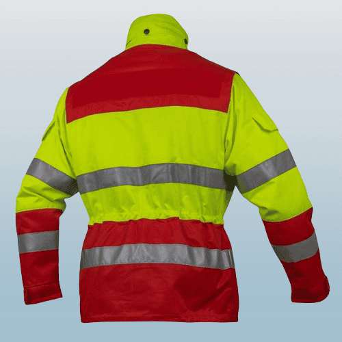 First Responder Parka kleur geel - Afbeelding 2