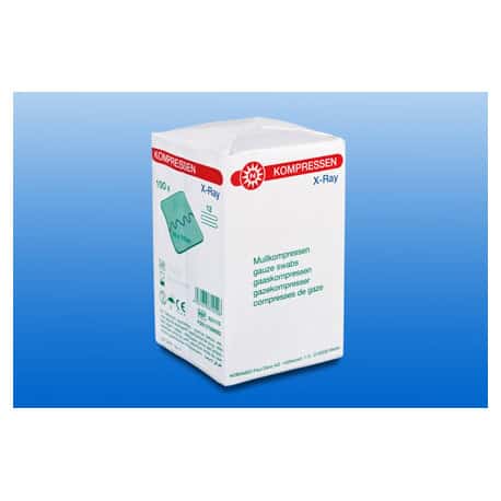X-Ray gaaskompressen NOBA 32 laags -NS- Afm.10x10cm Pak 50 - Afbeelding 2
