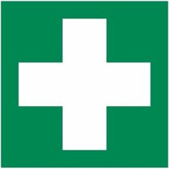 EHBO Pictogram (sticker) in diverse afmetingen