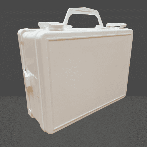 Verbandkoffer Flexibox Wit leeg met wandhouder