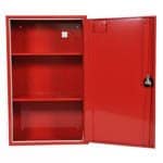 BHV kast leeg kleur rood afm.112x68,6x32cm met ventilatie - Afbeelding 2