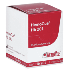 Hemoglobine HB cuvetten 201 verpakking 4 x 25 testen